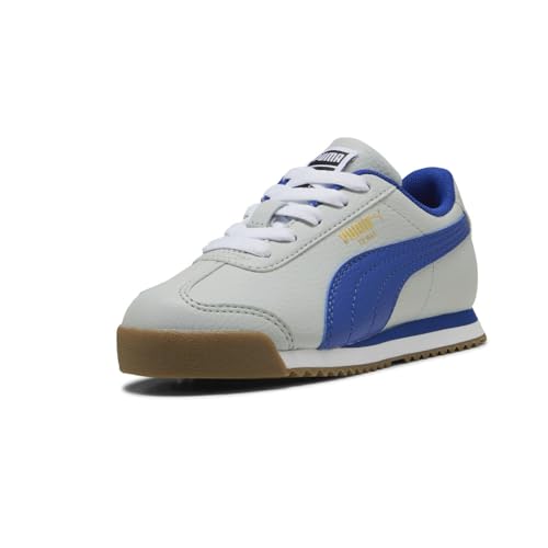 PUMA Kids Boys Roma 24 Standard Lace Up Sneakers Shoes Casual - Grey - Size 1.5 M2