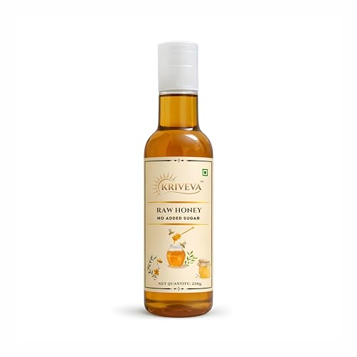 Image of KRIVEVA Premium Raw Multiflora Honey 250g | 100% Pure Natural Honey | Unheated & Unprocessed | NMR Tested for Honey Authenticity | Lab Tested | No Added Sugar | No Preservatives