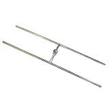 Hearth Products Controls (HPC Rectangle Stainless Steel Fire Pit H-Burner (HBSB36-NG), 36x8-Inch,...