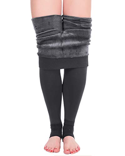 Image of ATHVOTAR Fleece Lined Winter Tights Women - Thermal Warm Opaque Pantyhose Thick Sheer Leggings