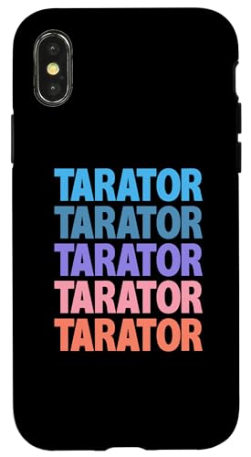 Funny Modern Repeated Tarator Tzatziki Bulgaria Carcasa para iPhone X/XS