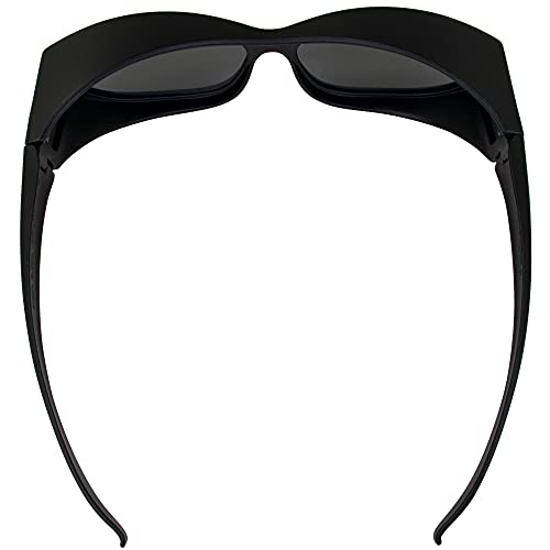 Fit Over Glasses Sunglasses with Dark Tinted Lenses Safety Eyewear