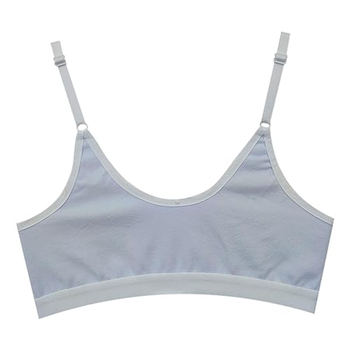 3 Sutiãs Básico Algodão Menina Moça Sem Bojo Infanto Juvenil Tamanho:P;Cor:Sortidos