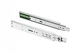GTV - Guide per cassetti H45 VERSALITE PLUS+, guida a sfera con ammortizzazione, altezza = 45 mm, meccanismo a slitta min soft close, portata 40 kg, installazione facile e veloce
