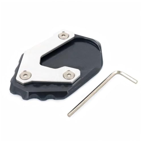 Plaque support d'extension de béquille de moto latérale grise pour F750GS F850GS R1250GS 2018-2022