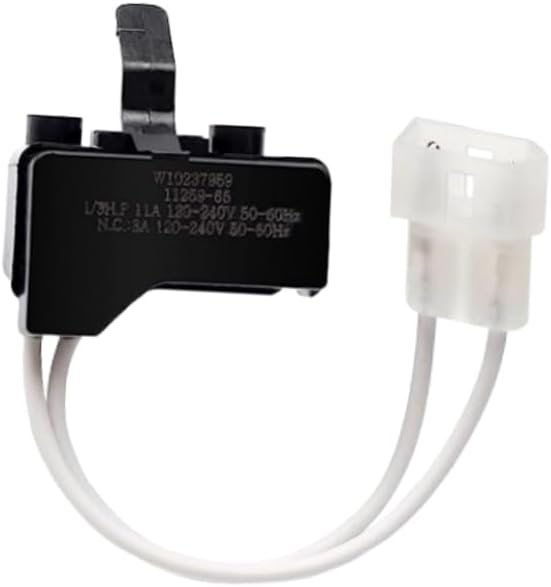 3406107 Dryer Door Switch by Beaquicy Replacement for Whirlpool, Kenmore, Roper