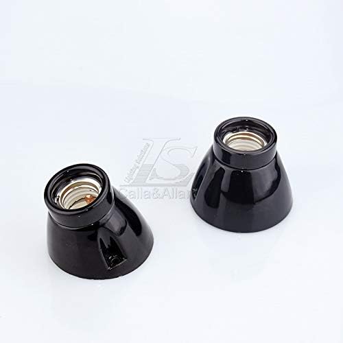 Generic E27 socket uneven shade lamp holder outdoor lighting base AC 110V 220V - (Color: White)