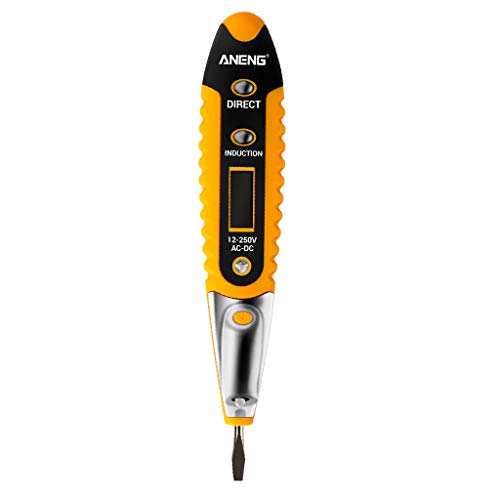Preisvergleich Produktbild perfk Spannungsprüfer Durchgangsprüfer Phasenprüfer, Stiftlänge 143mm - Gelb