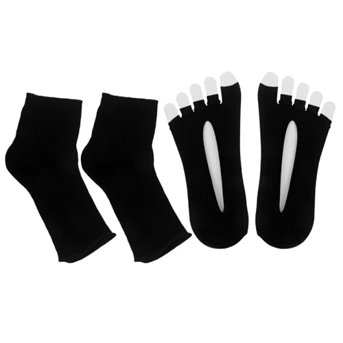 VINTORKY 2pcs Uv Socks for Gel Pedicure Lamp - Anti Uv Foot Covers Nail Polish Guard for Women Spa Or Home Use - Home Salon Use Nails DIY Accessories