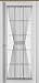Sheer Voile 72-Inch French Door Curtain Panel, White