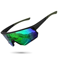 Matte Black Frame/Green Mirror Lens