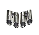 scarico porsche 996 gt3 Testa di scarico silenziatore con punta nera per Porsche per macan 2014 2015 2016 2017 2018 2019 2020 2021 2022 2023 2024 tubo di scarico GTS quad sports tailpipe
