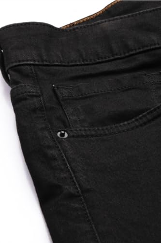 Image of Louis Philippe Men's Regular Fit Stretch Fabric for Comfort Premium Wash Aesthetic Authentic Twill and Durable Jeans
