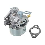 Momfin Carburateur de tondeuse à gazon en métal pour Tecumseh HMSK80 HMSK90 pour HP 640349 640052 640054 Carburateur avec joint de tondeuse Pièces de rechange