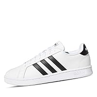 adidas Grand Court Men's Sneaker, Footwear White/core Black/Footwear White, 6.5 US