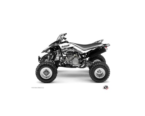 Kit déco Predator blanc pour Yamaha 450 YFZ design agressif 2012
