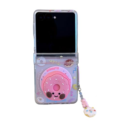 RUIKER Samsung galaxy z flip8 �p �P�[�X �h�[�i�c ���� �؍� �l�C �}�O�l�b�g MagSafe z flip8 �Ή� �����h�~ �ϏՌ� ���킢�� ����t�� �X�^���h�@�\�t�� �n�[�h �P�[�X �M�����N�V�[ �t���b�v8 �X�}�z