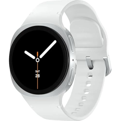 Samsung Galaxy Watch 8 (2025) 40mm Bluetooth Smartwatch, Cushion Design, Fitness Tracker, Sleep Coaching, Running Coach, Energy Score, Heart Rate Tracking, Silver [US Version] (Renewed)