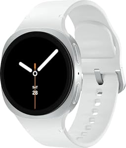 Samsung Galaxy Watch 8 (2025) 40mm LTE Smartwatch, Cushion Design, Fitness Tracker, Sleep Coaching, Running Coach, Energy Score, Heart Rate Tracking, Silver [US Version] (Renewed)
