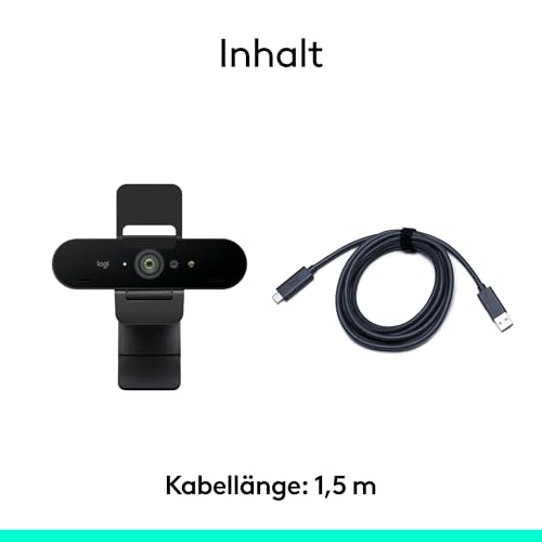 Logitech Brio 4K Webcam mit Mikrofon