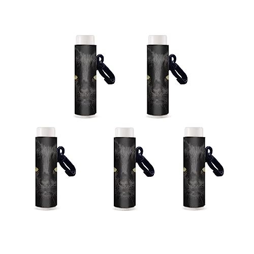 SCRAWLGOD Lippenstift-Organizer, schöner Lippenstift-Schlüsselanhänger, Lippenstift-Etui, Organizer für Reisen, Einkaufen, Geschenke für Freunde, schwarze katze, Einheitsgröße