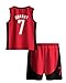 2025/2026 Kids Basketball #7 Jerseys Classic Mesh Tank Top Shorts Training Sets Sleeveless for Boys Athletic Uniforms