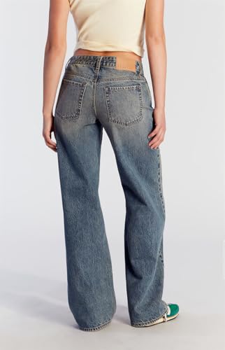 PacSun Women's Casey Low Rise Baggy Jeans Medium Indigo Tinted2