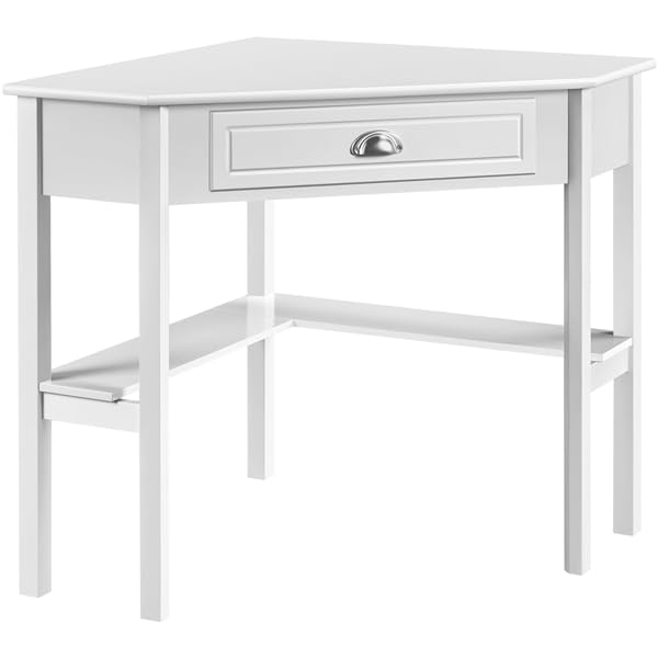 Bureau informatique avec tiroir et étagère Yaheetech noir - 5