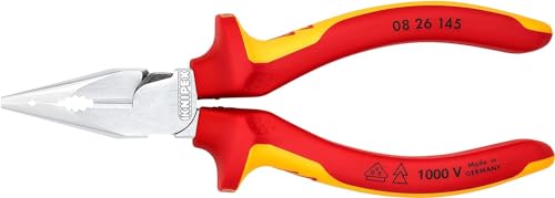 Alicate universal en punta KNIPEX aislado VDE con fundas multicomponentes 4