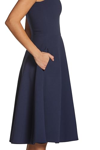 Image of Dress the Population Women's Catalina Solid Sleeveless Fit & Flare Midi Dress