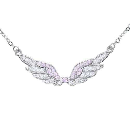 Collier aile d'ange délicat pour femmes résistant et ultra brillant