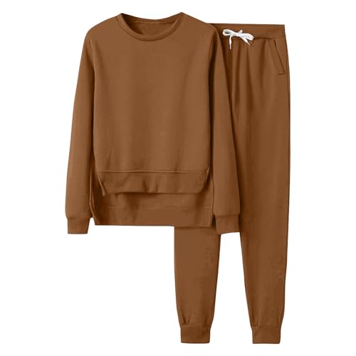 秋服レディース セットアップ スウェット ジャージ 上下セット 防寒 秋服レディース トップス 丸い襟 スエット 大きいサイズ スエットパンツ セットアップ ゆったり 暖かい カジュアル ルーム おしゃれ スポーツ ポケット