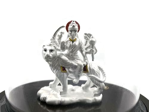 Balaji 999 Pure Silver Ambe/Durga MATA Idol/Statue/Murti (Figurine #04)