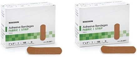 McKesson Performance Bandage Adhesive Fabric Strip, 100 Count (Pack of 2)