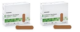 McKesson Performance Bandage Adhesive Fabric Strip, 100 Count (Pack of 2)