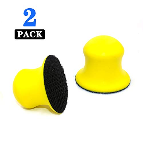 3 Inch Hook and Loop Hand Sanding Block Round Sanding Pad Hook Backing