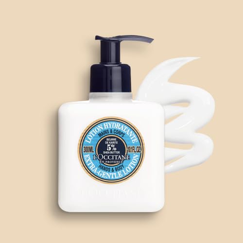 L'occitane Extra-Gentle Lotion: Moisturizing, Comfort Skin, Fast-Absorbing Lotion, With 5% Organic Shea Butter, Fresh Scent, Vegan #TOP1