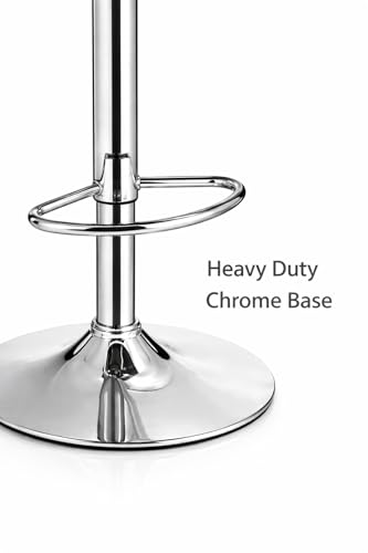 Image of Modern Arihant Bar Stool with 360 Swivel | Height Adjustable Bar Chair | Counter Stool & High Chairs | Comfortable for Home, Office, Restaurant Bar, Cafe & Cash Counter - (Black)