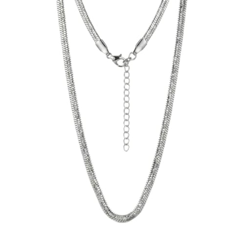 Image of THE MEN THING Chain for Men, Luxury Pure Titanium Steel Chain | Silver Stainless Steel Chain | Necklace Jewellery for Men & Boys
