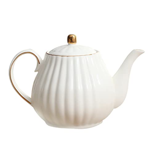 Real Bule de Bule Cerâmico Vintage Britânico Porcelana Bule Bule Chá De Chá Cerâmico Bule Bule Café