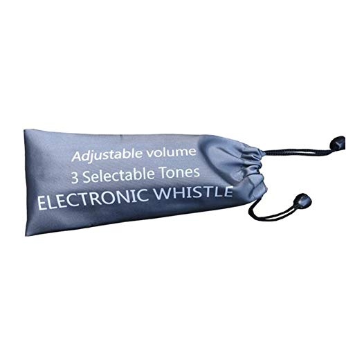 OUYAWEI Adjustable Pitch Decibel Electronic Whistle 3 Tone Hand-Held Lanyard Outdoor Sports Referee Emergency Rescue Pigeon Training Whistle Blue
