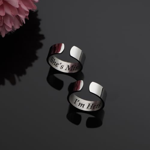 Gay Couple Gifts Gay Couple Ring Set of 2 LGBT Gift Valentines Day Wedding Gifts2