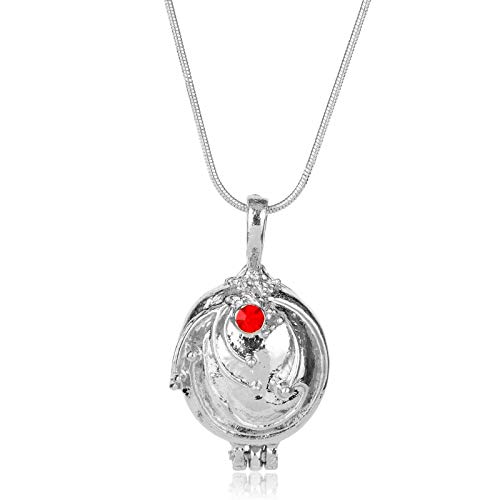ZZEBRA Silver: Popular Movie Vampire Diaries Necklace Elena Gilbert Vervain Romantic Crystal Pendant Necklaces for Women Charm Collar Jewelry (B0835SJT6C) Amazon Price History, Amazon Price Tracker
