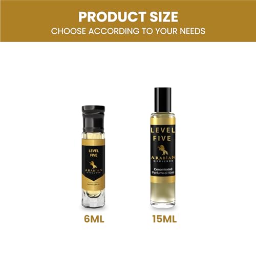 Arabian Opulence FR70 LEVEL FIVE Roll-on Perfume Oil | Concentrated Fragrance Body Oil | Long Lasting Oil Based Perfume for Women | Travel Size Alcohol-Free Soft Perfume Oil Bottle (6ml) - Image 3