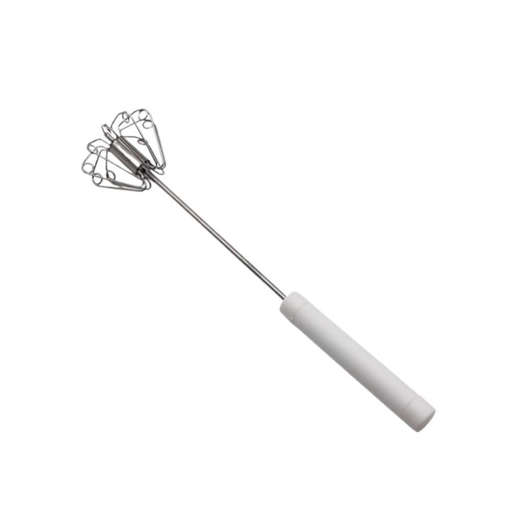 Batidor Varillas Cocina Batidora Manual De Acero Inoxidable For El Hogar, Batidor De Huevos, Espumador De Leche, Herramienta Multifunción, Utensilios De Cocina Barillas Batir Batidor De Huevo(White)
