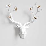 cuerno de venado planta para que sirve Taxidermia artificial realista: Experimente el encanto de una cabeza de ciervo sin causar daño a ningún animal. Nuestras astas del ciervo presentan detalles realistas, ofreciendo el atractivo estético de la taxidermia con un enfoque humano y ecológico. La cabeza de ciervo de resina ofrece un encanto similar sin comprometer la ética.