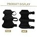 Abaodam Adjustable Archery Arm Guard Comfortable PU Forearm Protector Durable Protective Gear for Archery Hunting Suitable for All Ages Lightweight and Wear Resistant Design