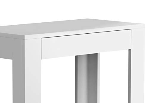 Safdie & Co. White With Drawer Accent End Table, #TOP4