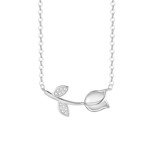 Collier de fleurs Lily Set en argent sterling pour vos soirées d'été