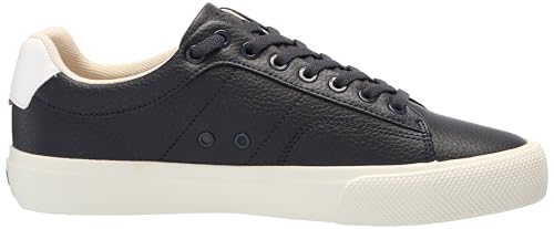 Image of BOSS Men's Aiden Logo Block Leather Low Top Sneakers | Casual Shoes
